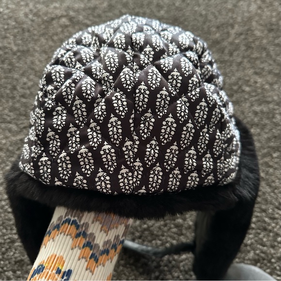 FP free people movement Green Quilted Trapper Hat - Picture 8 of 9